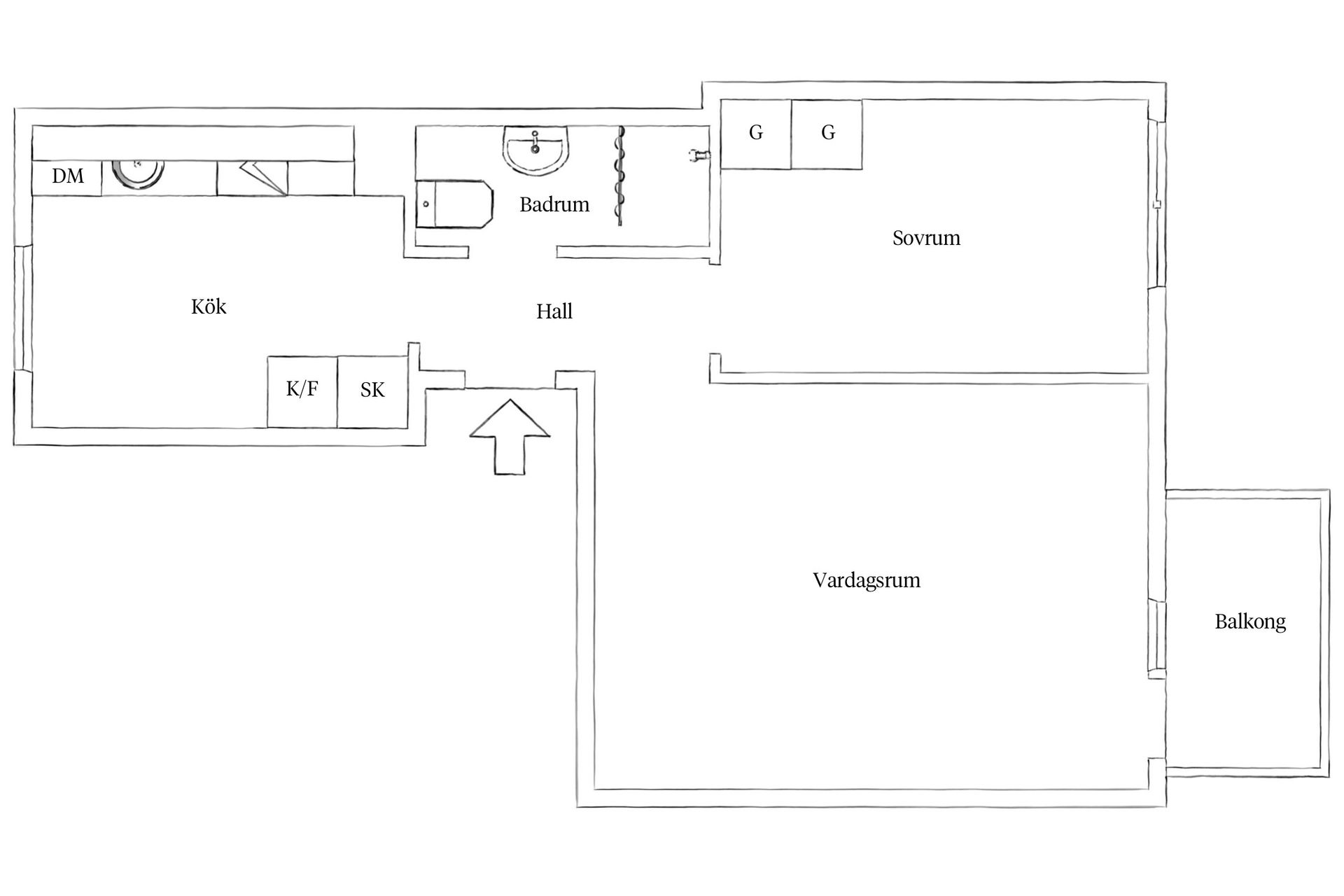 Bostadsrätt, Kobergsgatan 8, Strömmensberg, Göteborg