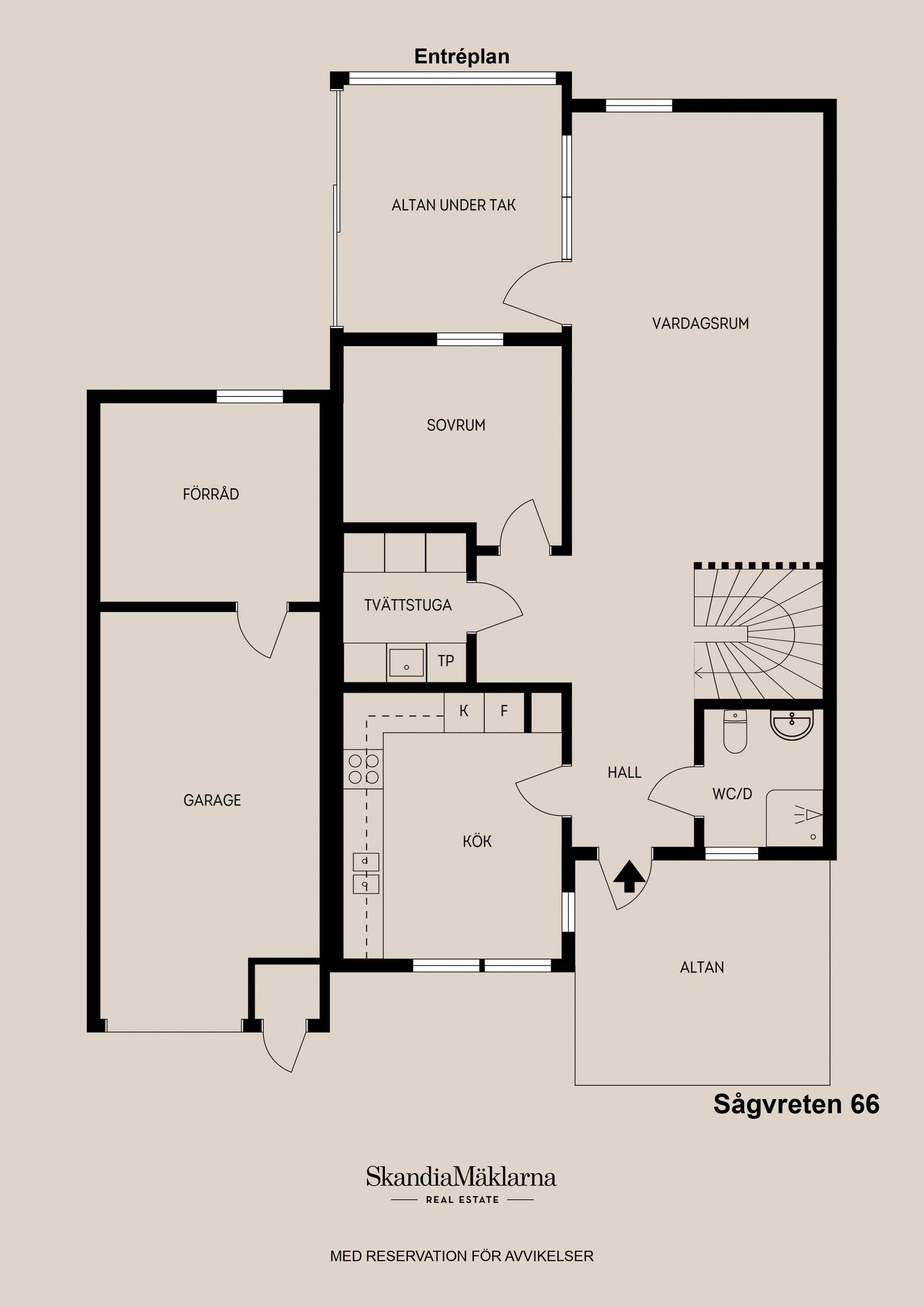 Villa, Sågvreten 66, Gävle