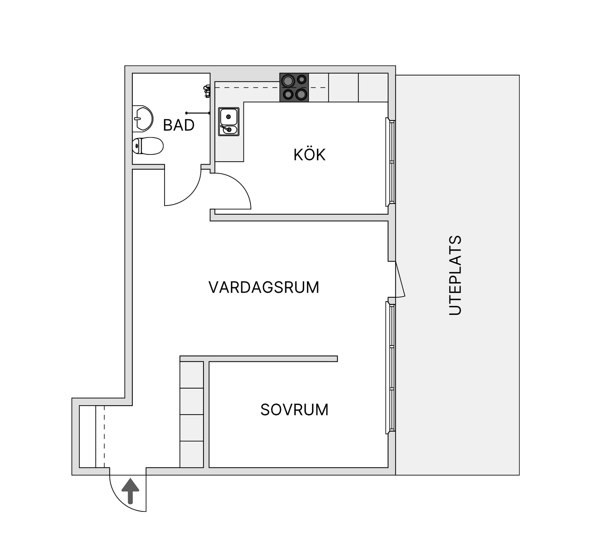 Bostadsrätt, Ljuskärrsvägen 19, Saltsjöbaden / Ljuskärrsberget, Nacka