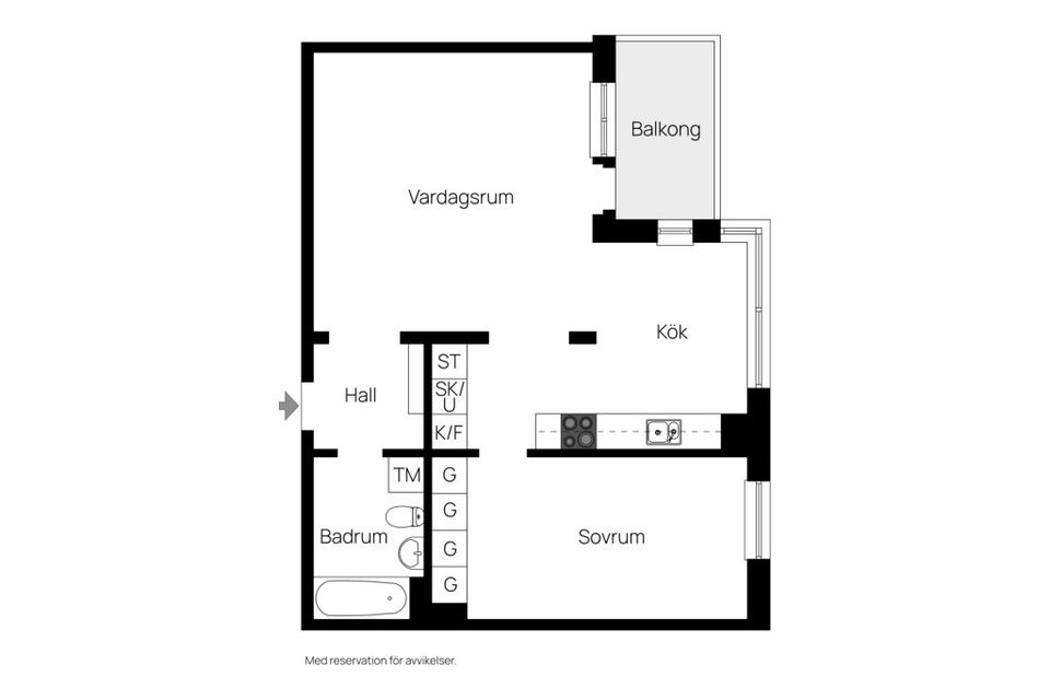 Bostadsrätt, Axvägen 3A, Nacksta, Sundsvall
