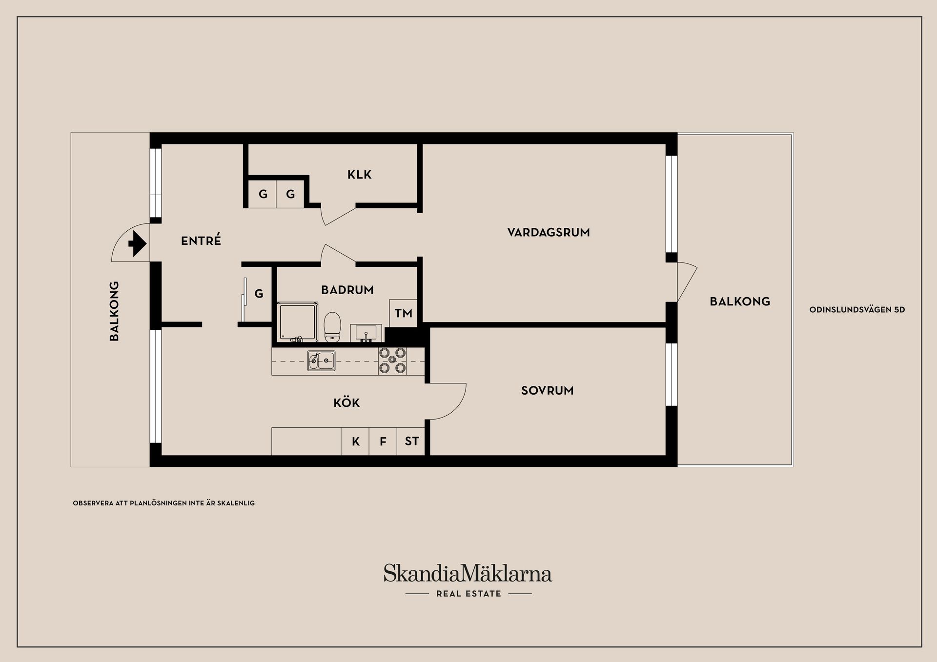 Bostadsrätt, Odinslundsvägen 5D, Bollebygd Höga, Bollebygd