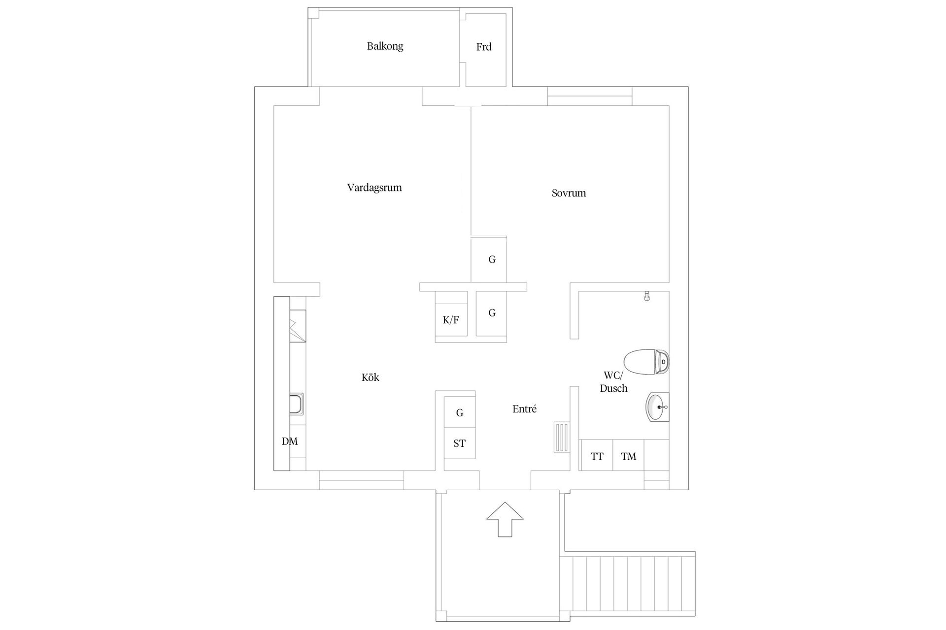 Bostadsrätt, Adelas väg 28C, Bredvik, Växjö