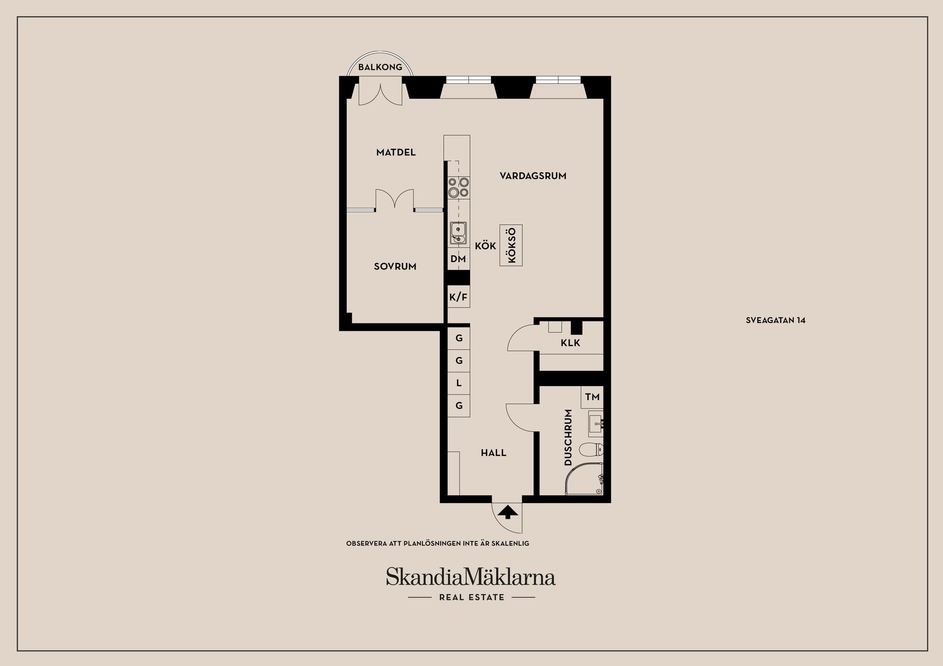 Bostadsrätt, Sveagatan 14, Karlstad