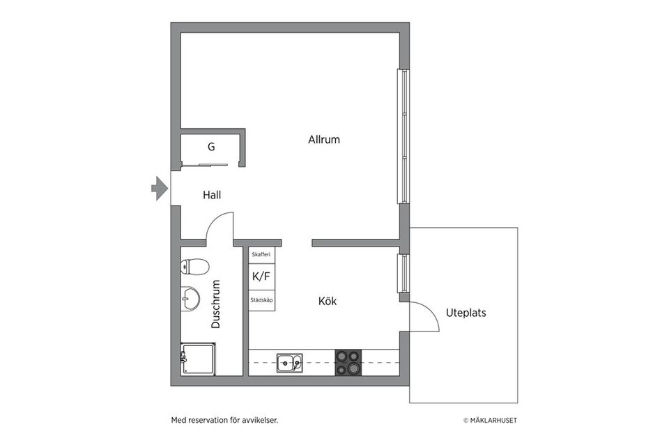 Bostadsrätt, Sehlstedtsvägen 23, Murberget, Härnösand