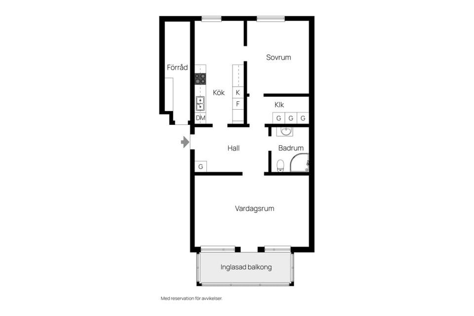Bostadsrätt, Färgargränd 39, Lugnvik, Östersund
