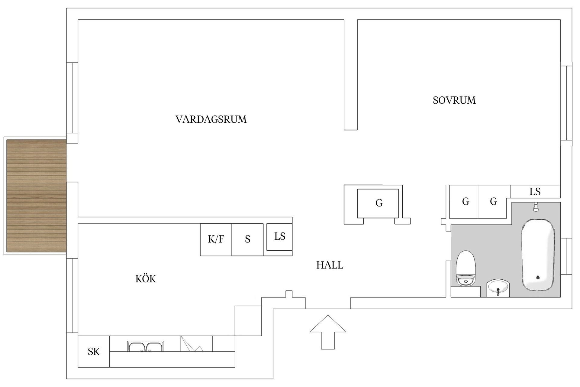 Bostadsrätt, Malmövägen 30, Hammarbyhöjden, Stockholm