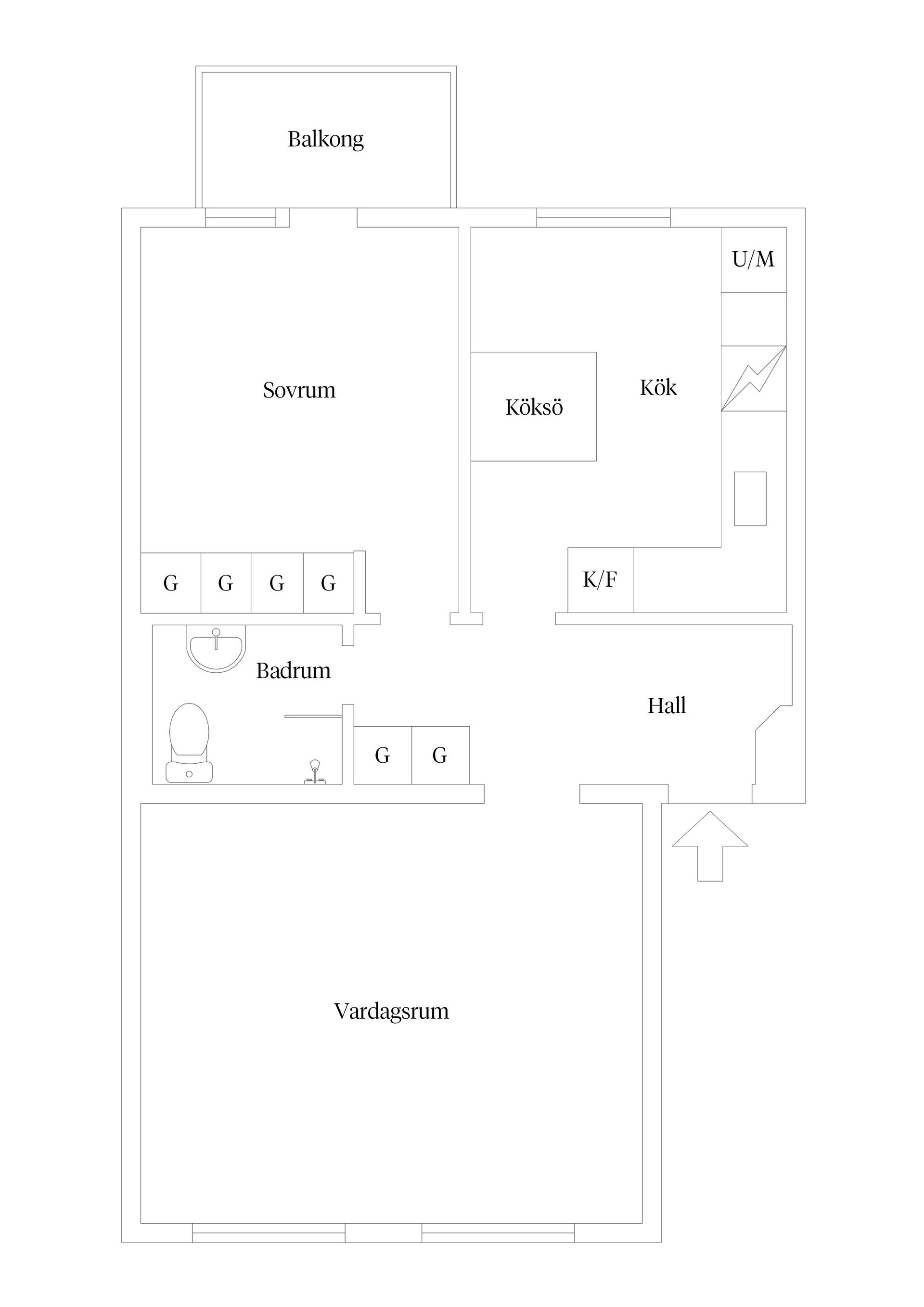 Bostadsrätt, Stenhammargatan 9, Södermalm, Sundsvall