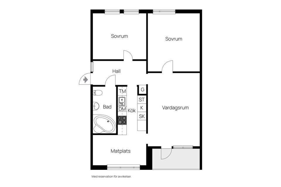 Bostadsrätt, Benvägen 36, Bjurhovda, Västerås