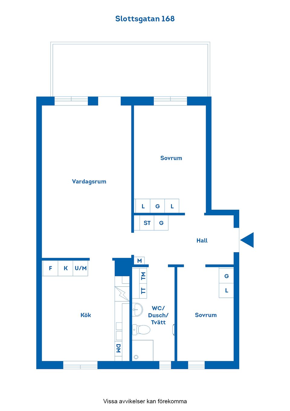 Bostadsrätt, Slottsgatan 168, Centralt, Norrköping