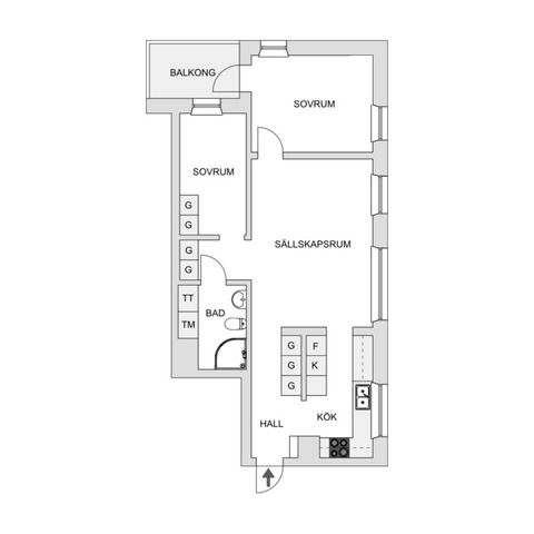 Bostadsrätt, Ågesta broväg 58, Farsta, Stockholm