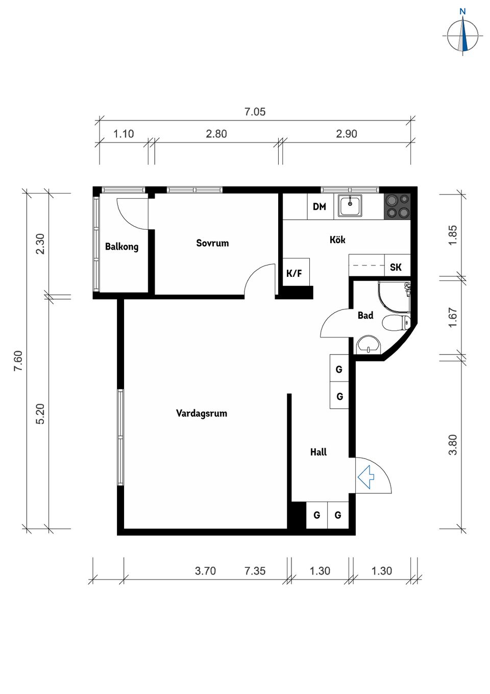 Bostadsrätt, Storhöjdsgatan 19, Strömmensberg, Göteborg