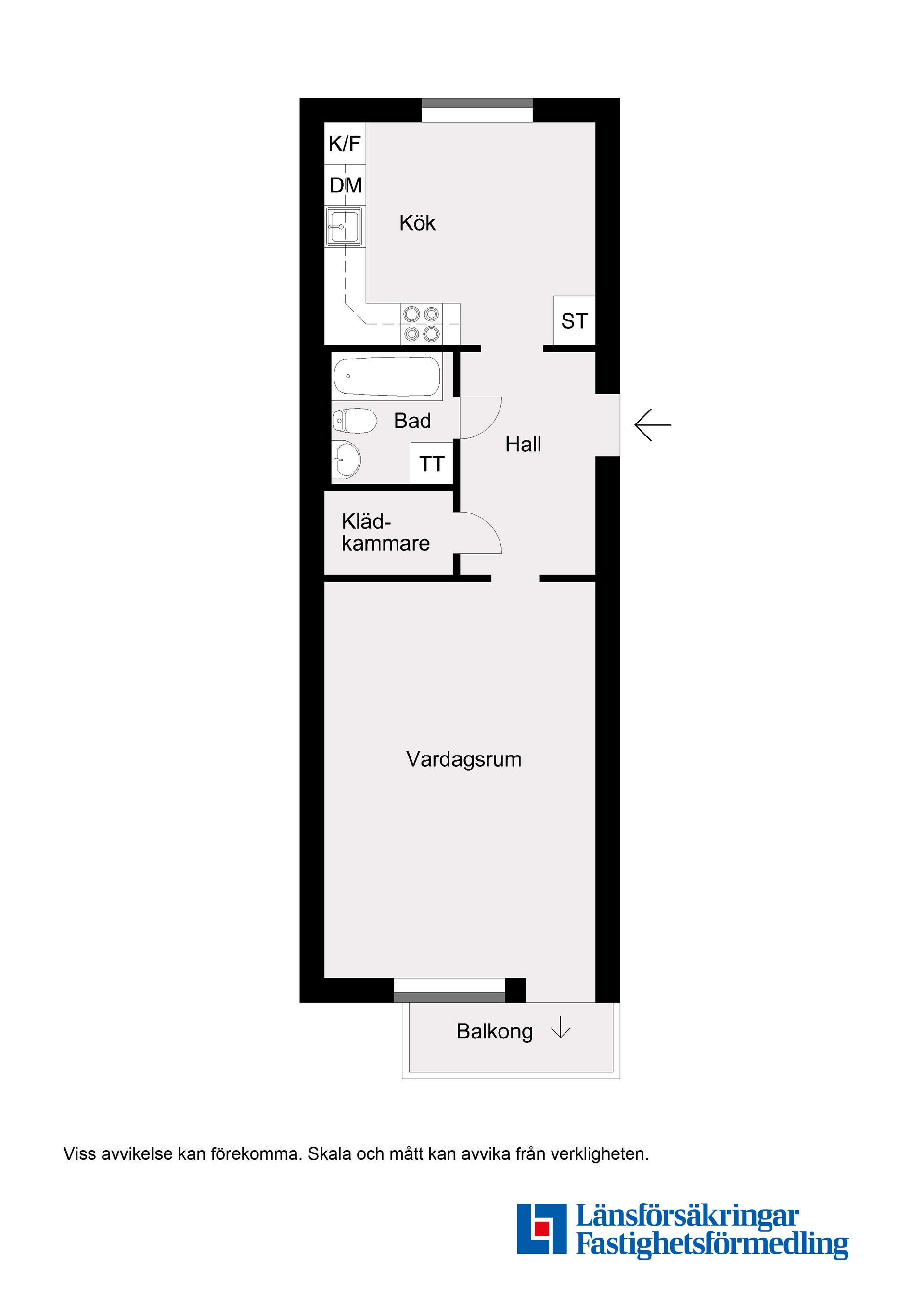 Bostadsrätt, Köpmangatan 50C, Östersund Centrum, Östersund