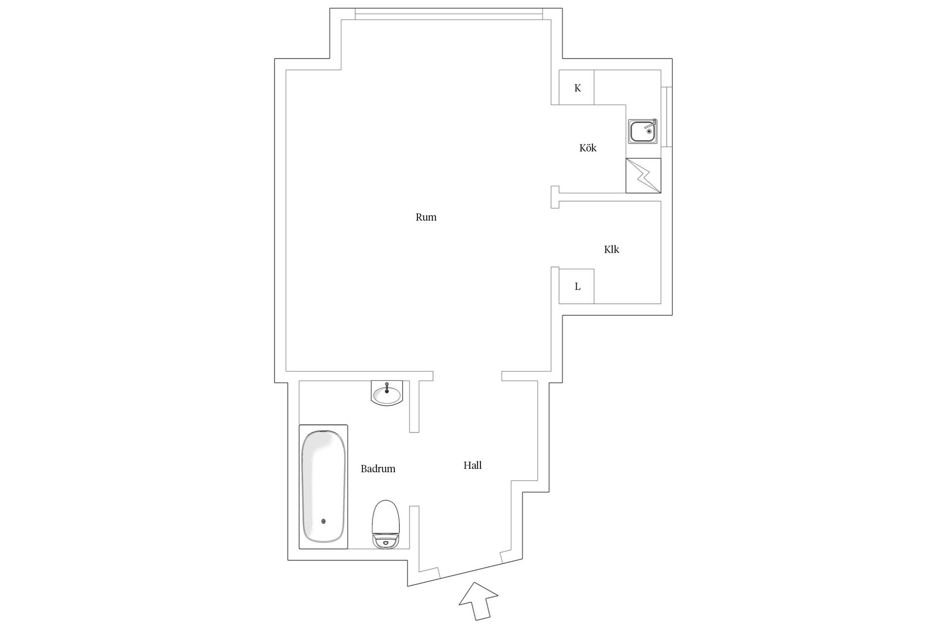 Bostadsrätt, Pontonjärgatan 33, 5tr, Kungsholmen - Norr Mälarstrand, Stockholm