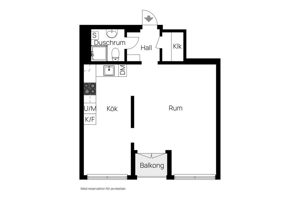 Bostadsrätt, Fiskebyvägen 4D, Öster, Hudiksvall