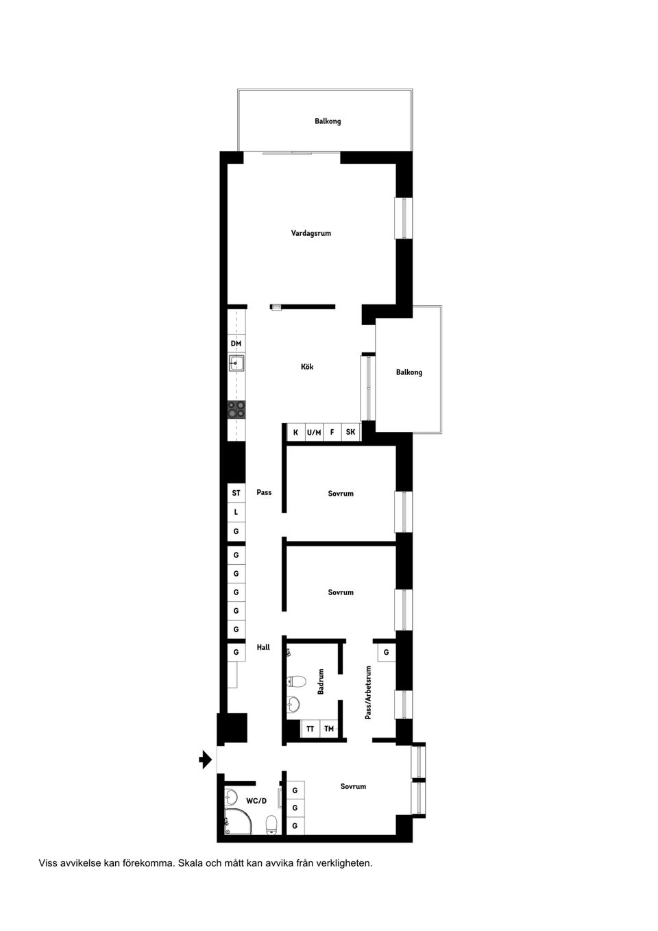 Bostadsrätt, Anna Koskulls gata 3V, Trummens Strand, Växjö