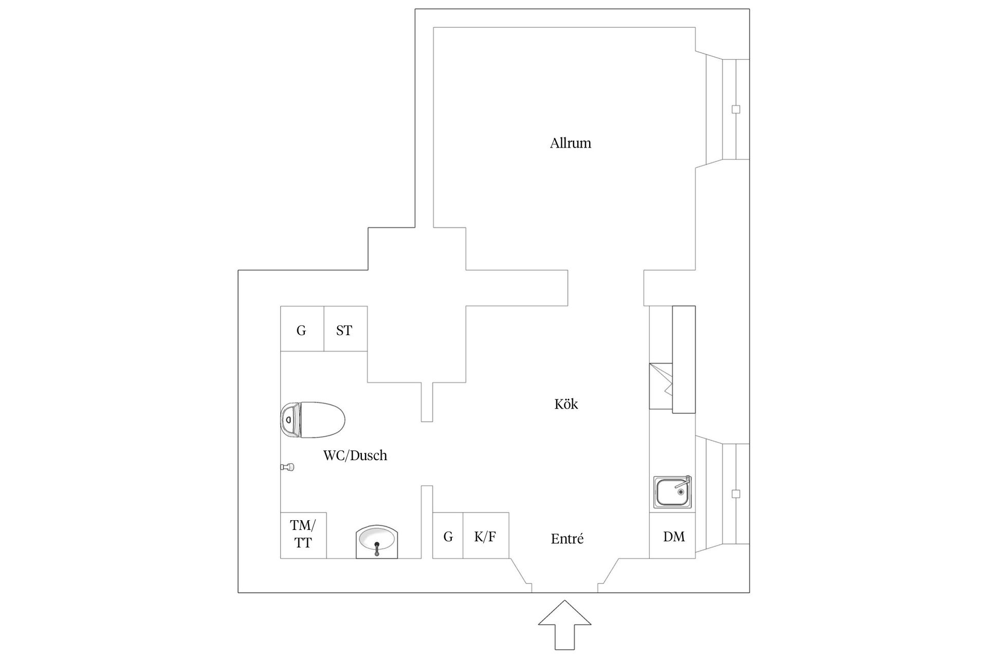 Bostadsrätt, Södra Agnegatan 26, BV, Kungsholmen - Rådhuset, Stockholm