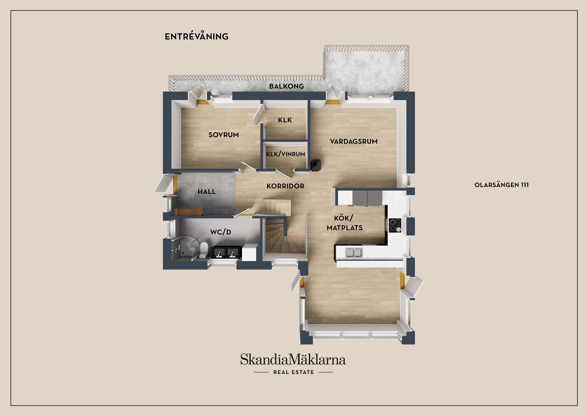 Fritidshus, Olarsängen 111, Sälfjällstorget, Lindvallen, Malung-Sälen