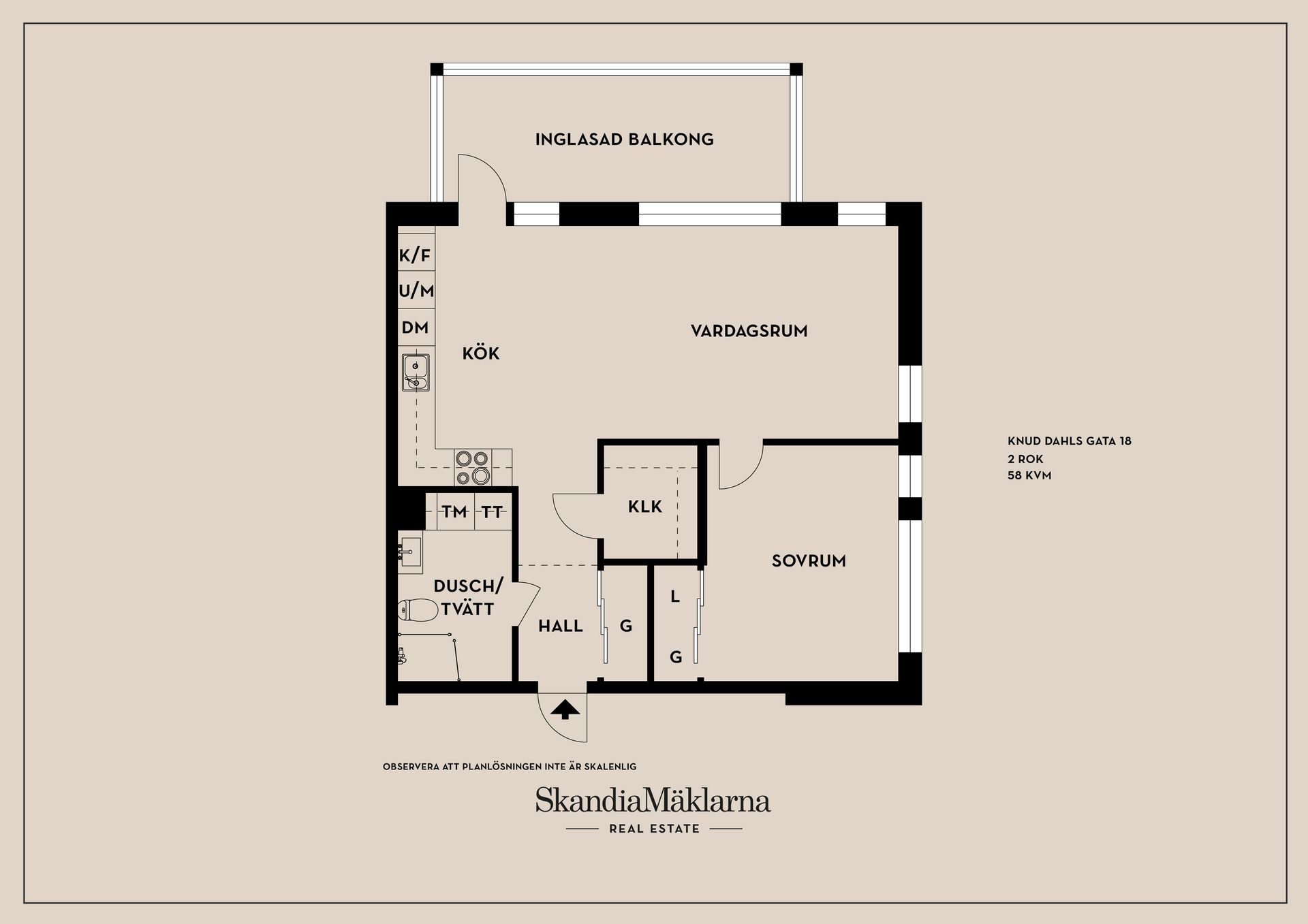 Bostadsrätt, Knud Dahls gata 18, Jakobsberg, Karlstad