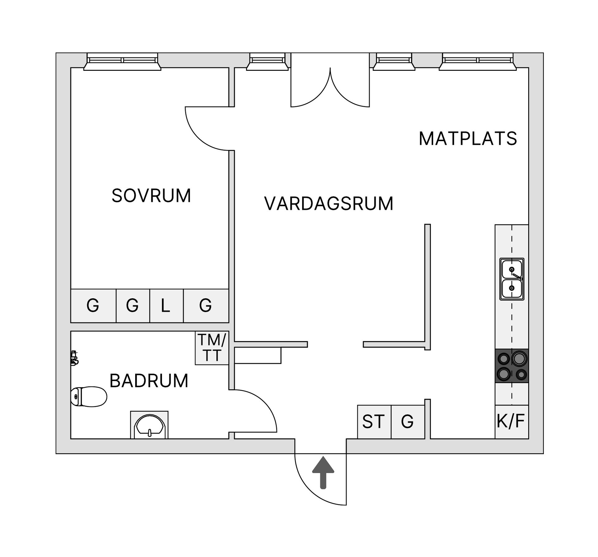 Bostadsrätt, Topeliusgatan 6D, Nyby, Uppsala