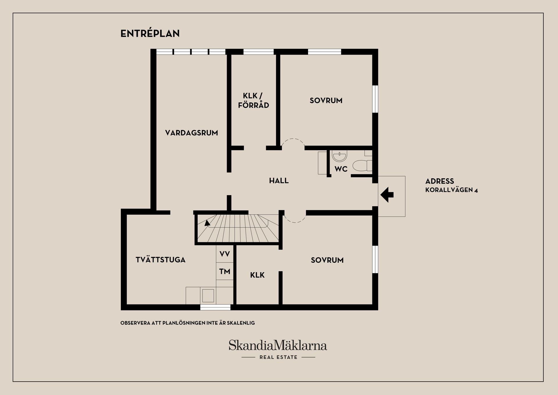 Villa, Korallvägen 4, Utterberget, Oxelösund