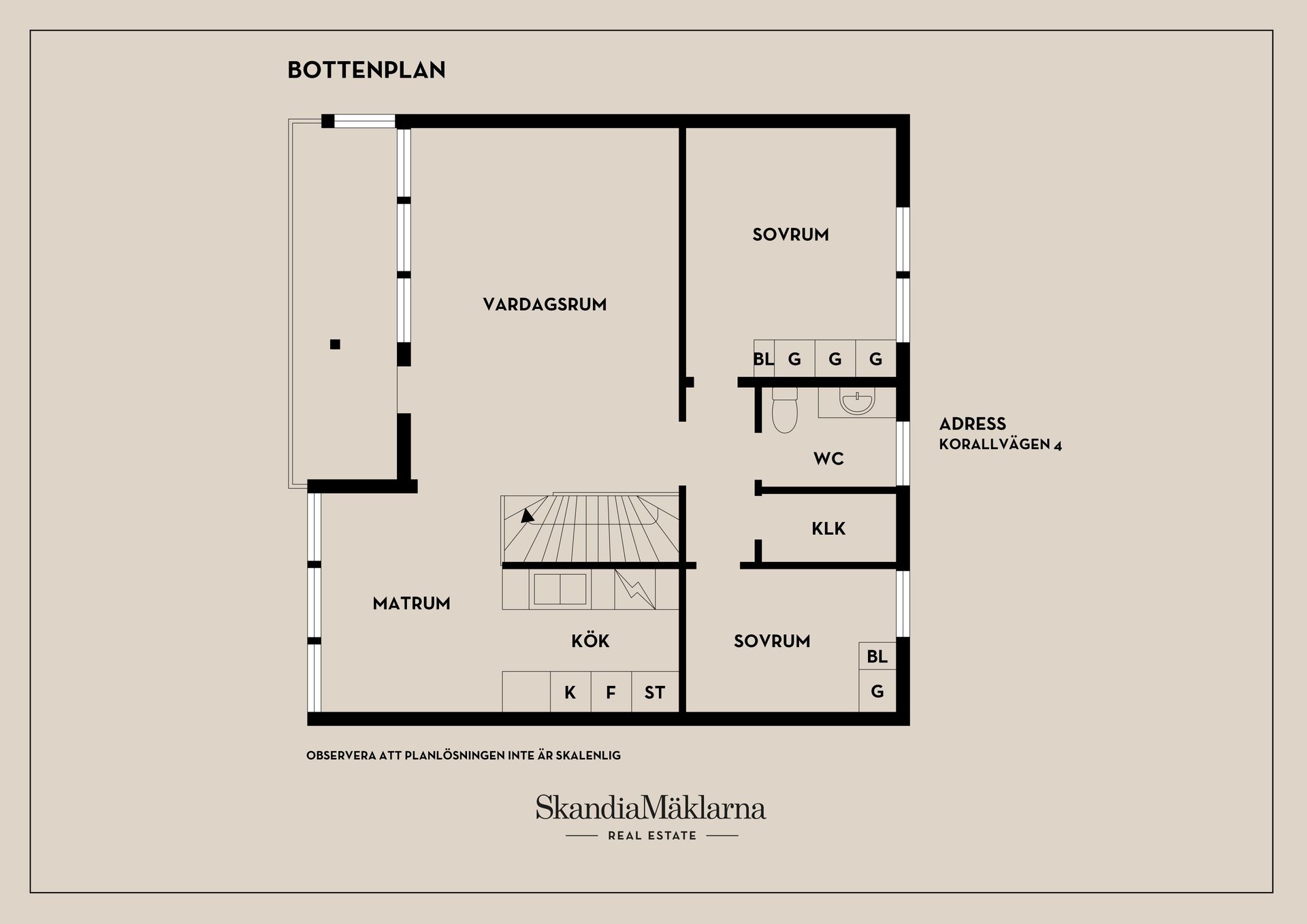 Villa, Korallvägen 4, Utterberget, Oxelösund