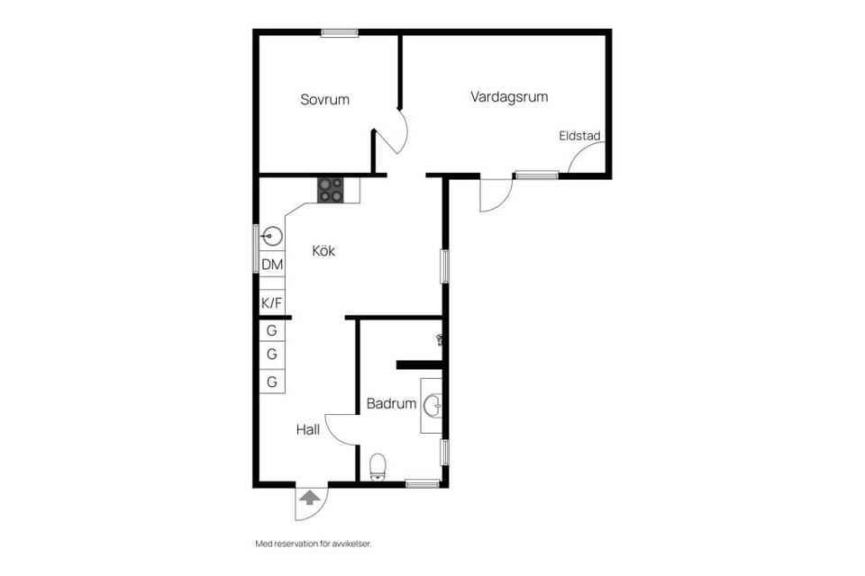 Villa, Långkullevägen 3, Fjärås - Gällinge, Kungsbacka