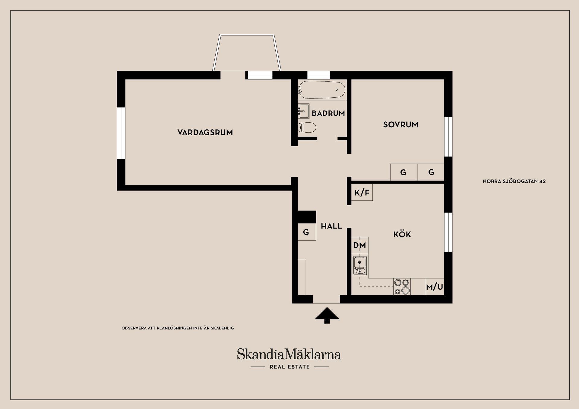 Bostadsrätt, Norra Sjöbogatan 42, Borås