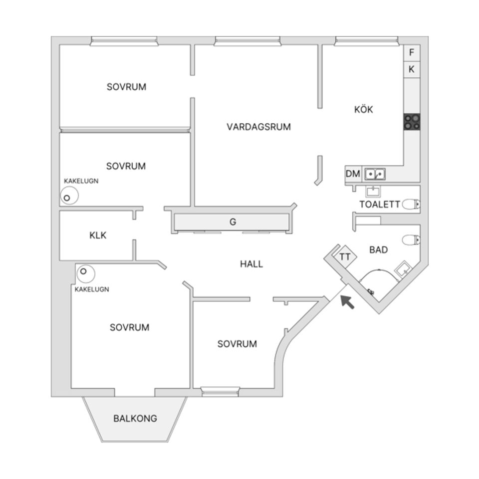 Bostadsrätt, Adress dold tillsvidare, Vasastan, Stockholm