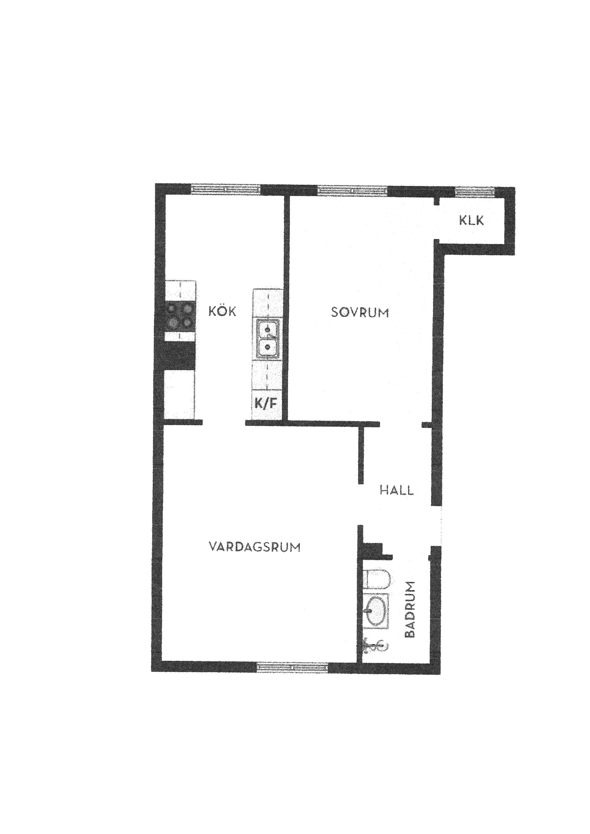 Bostadsrätt, Kungsängsgatan 55E, Kungsängen / Industristaden, Uppsala