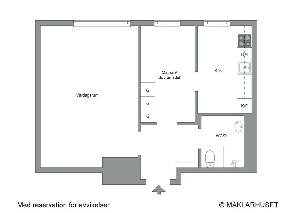Bostadsrätt, Fjärdhundragatan 33, Enköping