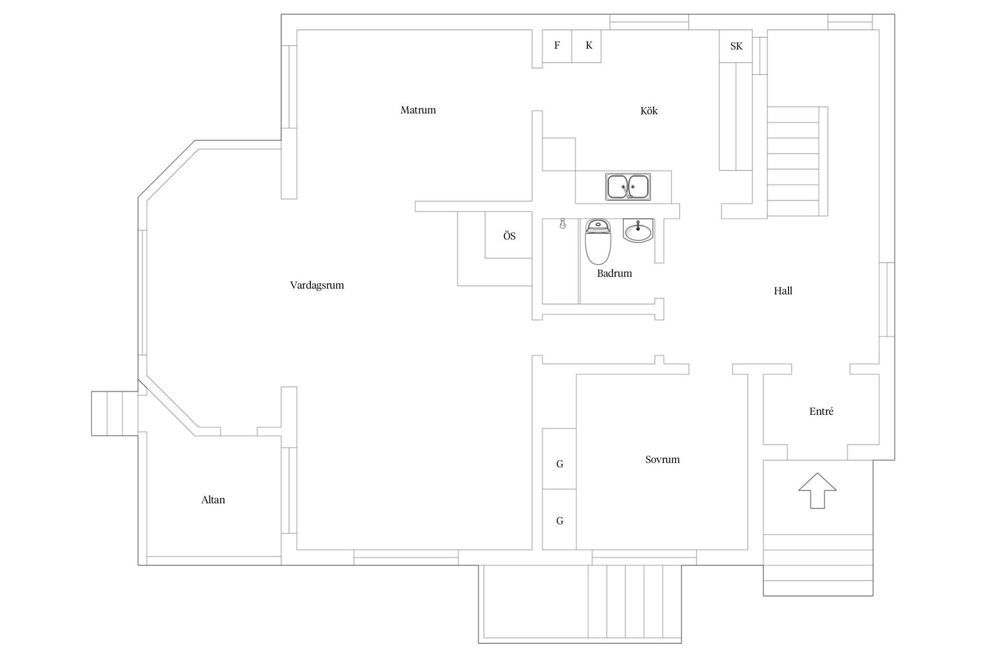 Villa, Eckragatan 27B, Långedrag - Eckran, Göteborg