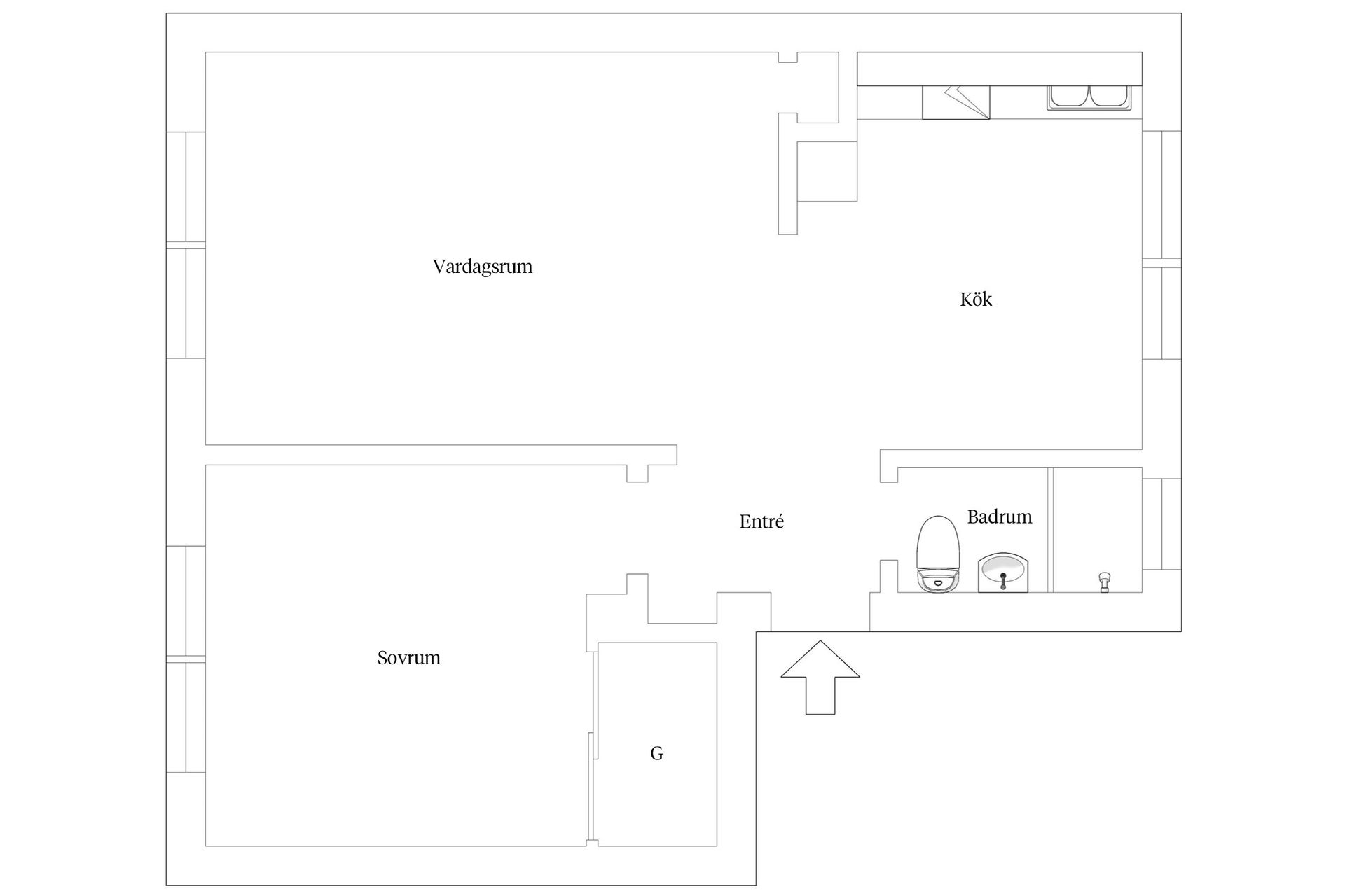 Bostadsrätt, Erikslundsgatan 2, Erikslund, Borås