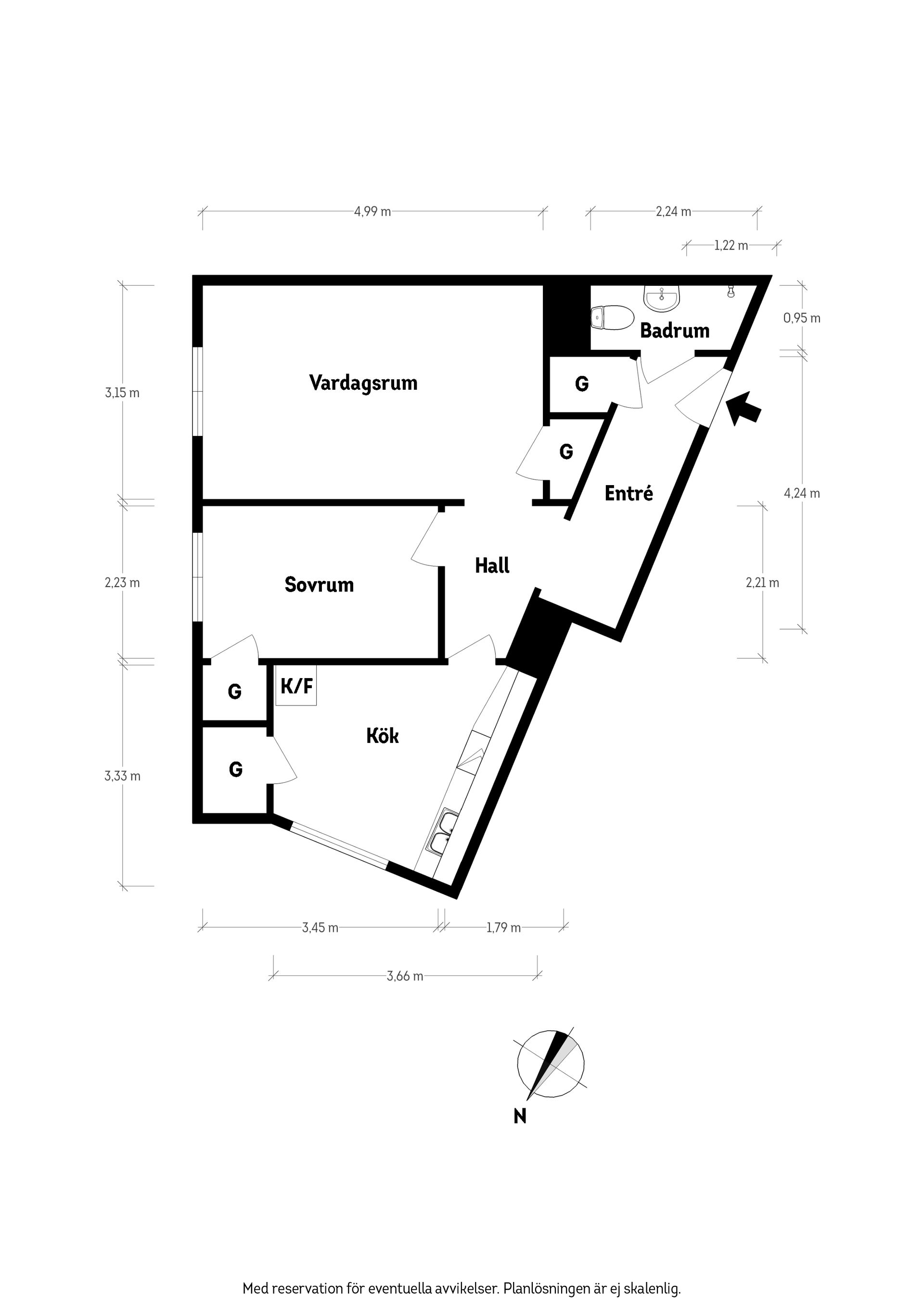 Bostadsrätt, Sofiagatan 64k, Strömmensberg, Göteborg