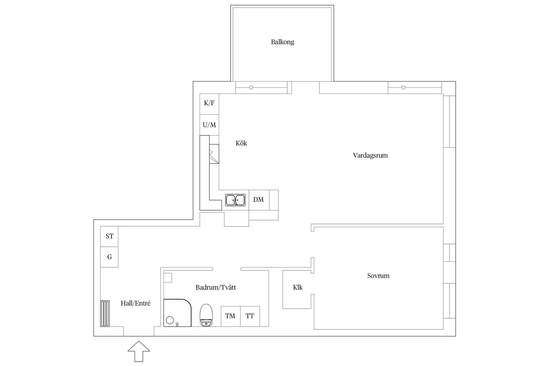 Bostadsrätt, Jupitervägen 5E, Östra Lugnet, Växjö
