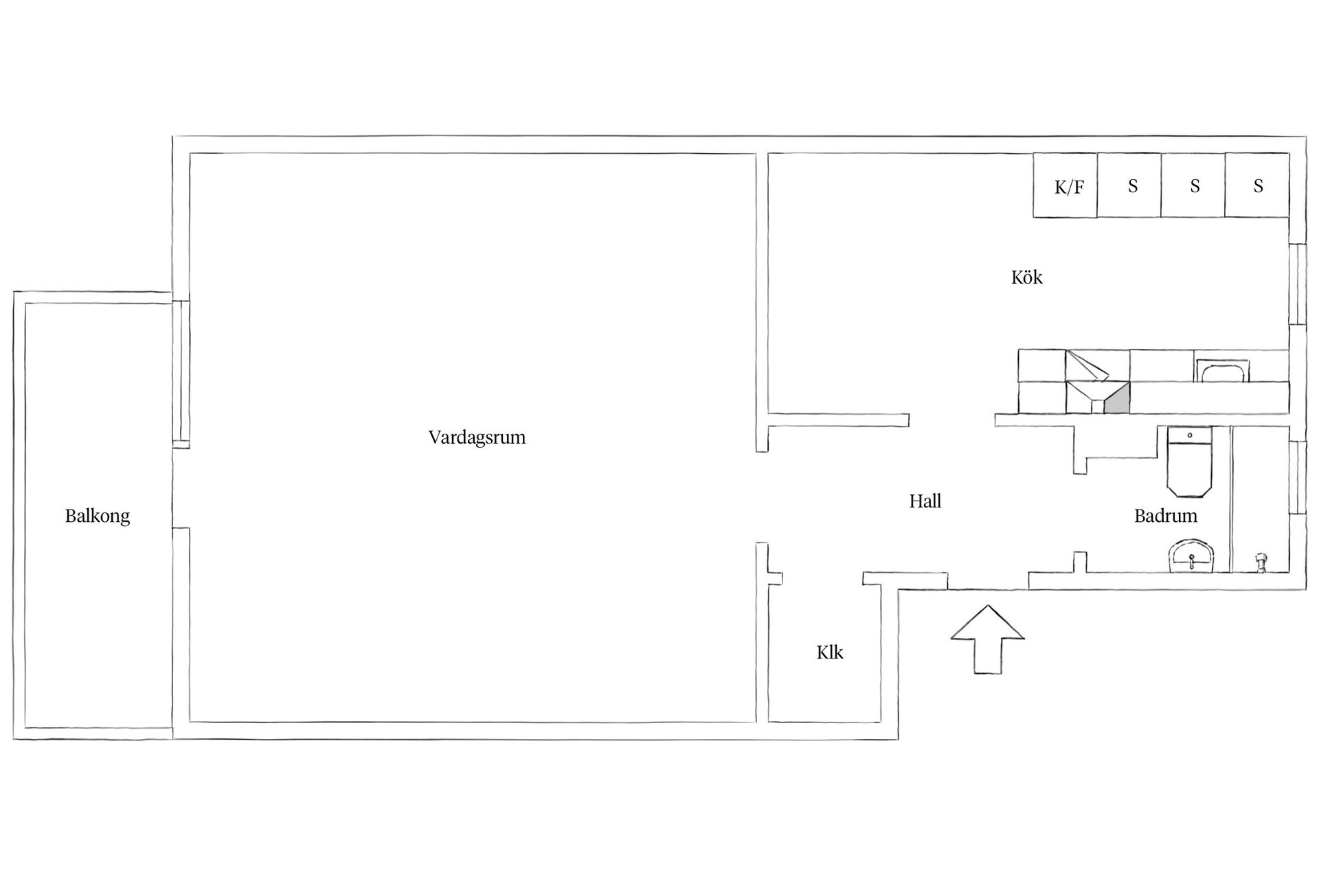 Bostadsrätt, Ryttaregatan 8E, Gamlestaden, Göteborg