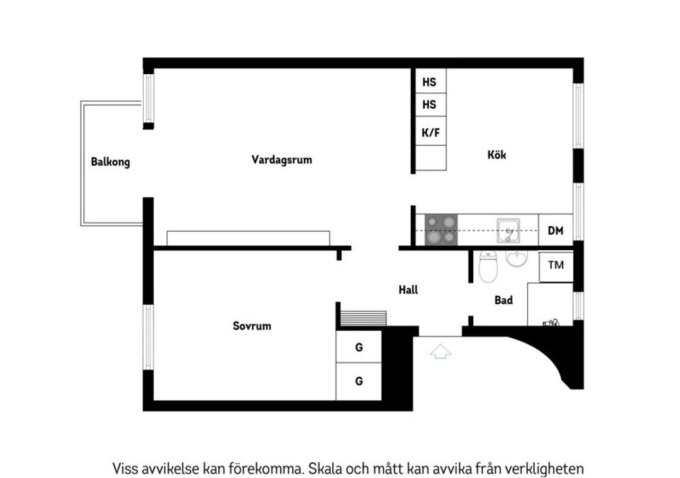 Bostadsrätt, Mariehällsvägen 1, Mariehäll, Stockholm