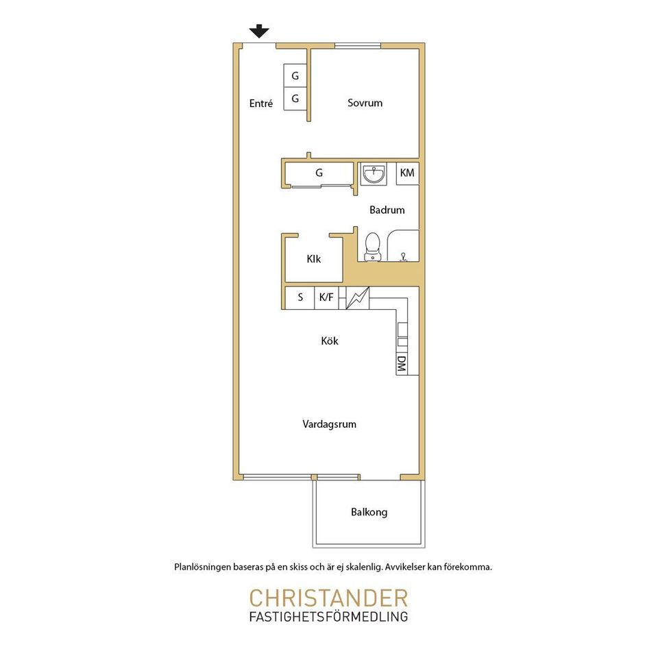 Bostadsrätt, Ebbe Lieberathsgatan 6 C, Johanneberg - Almedal, Göteborg