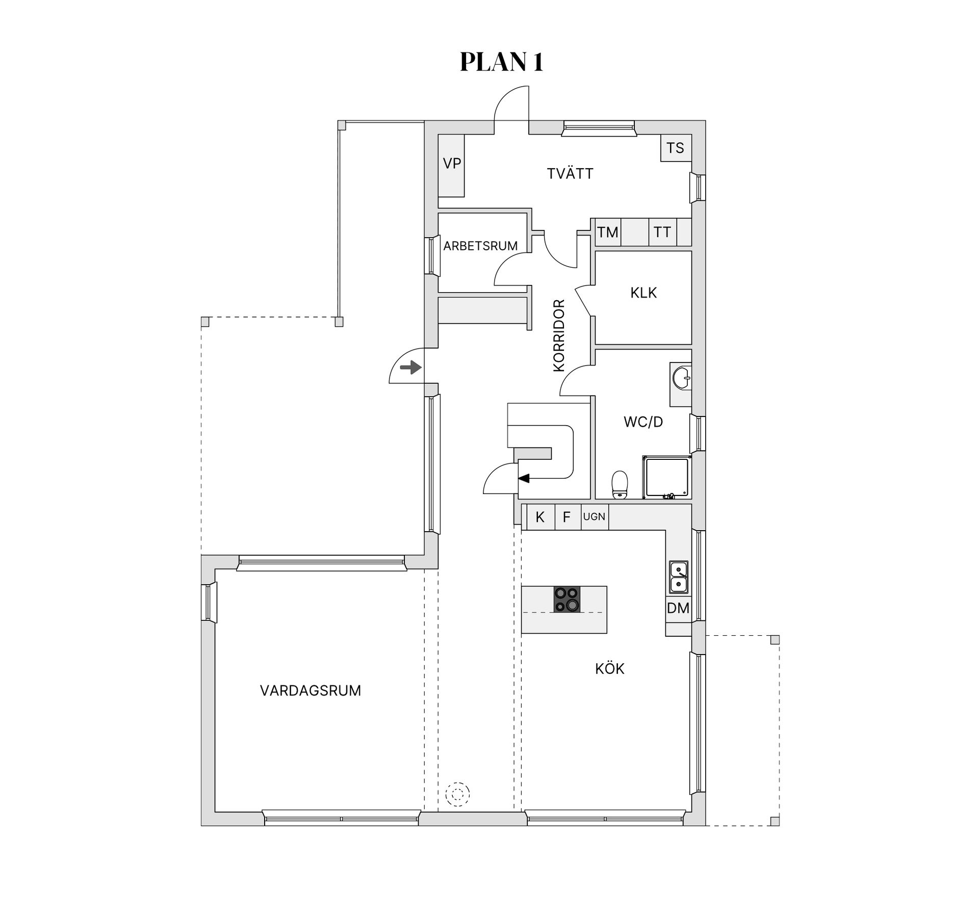 Villa, Grimvägen 10, Sigtuna - Granby Strand, Sigtuna