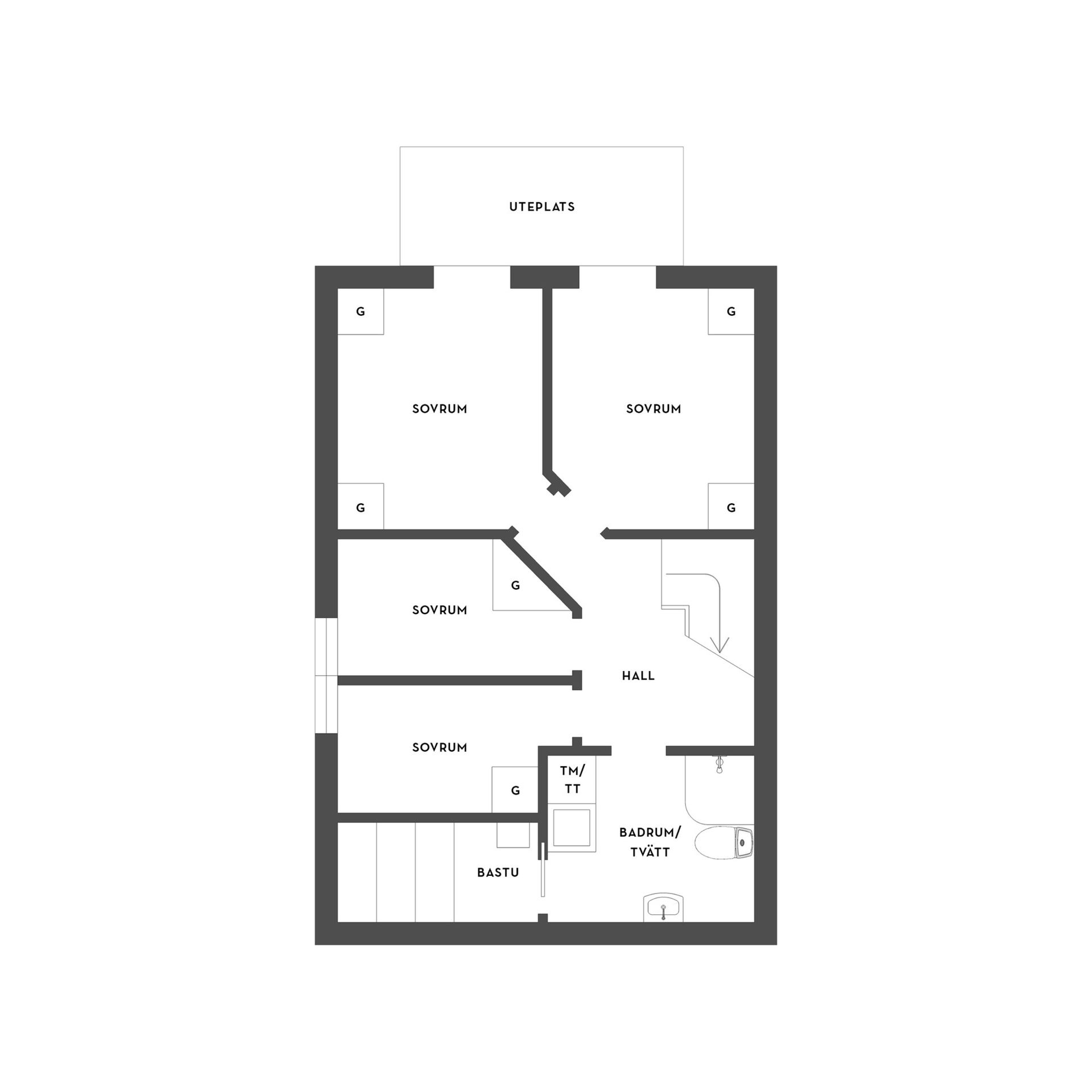 Bostadsrätt, Övre Kullstigen 18 (KF508) lght 8, Klockarfjället, Härjedalen