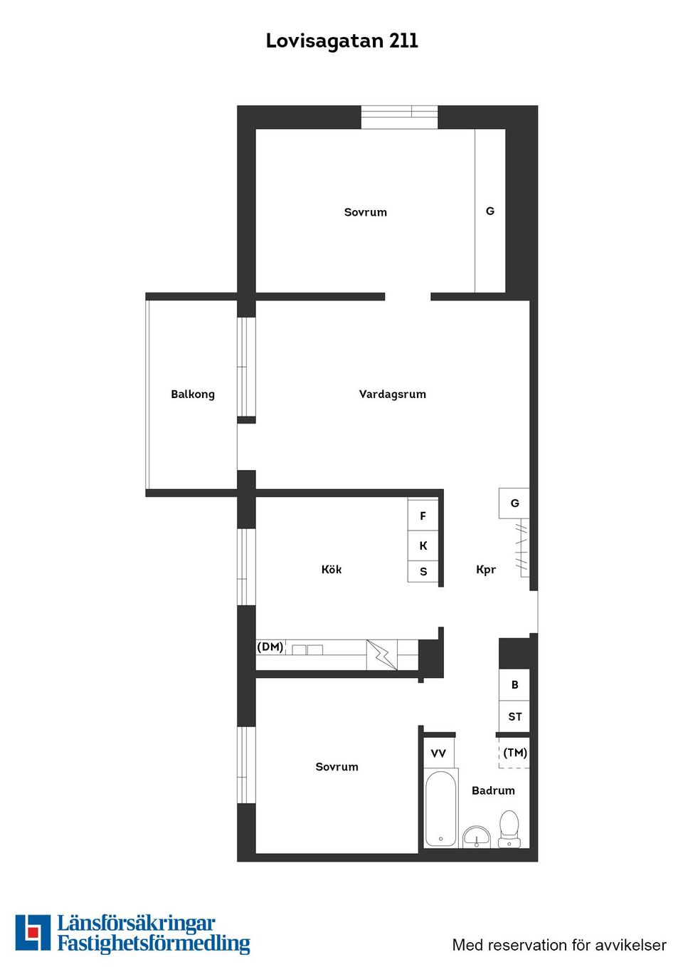 Bostadsrätt, Lovisagatan 211, Tokarp, Jönköping