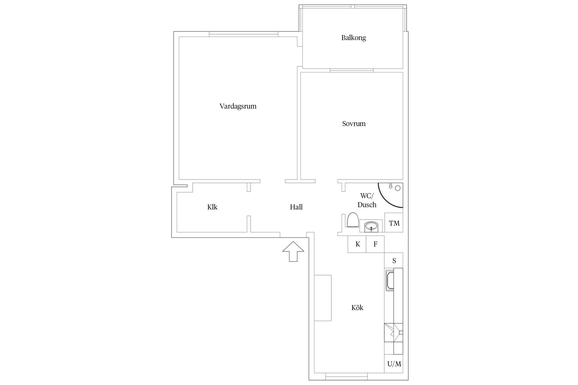 Bostadsrätt, Klörupsvägen 27A, Gula Gården, Trelleborg