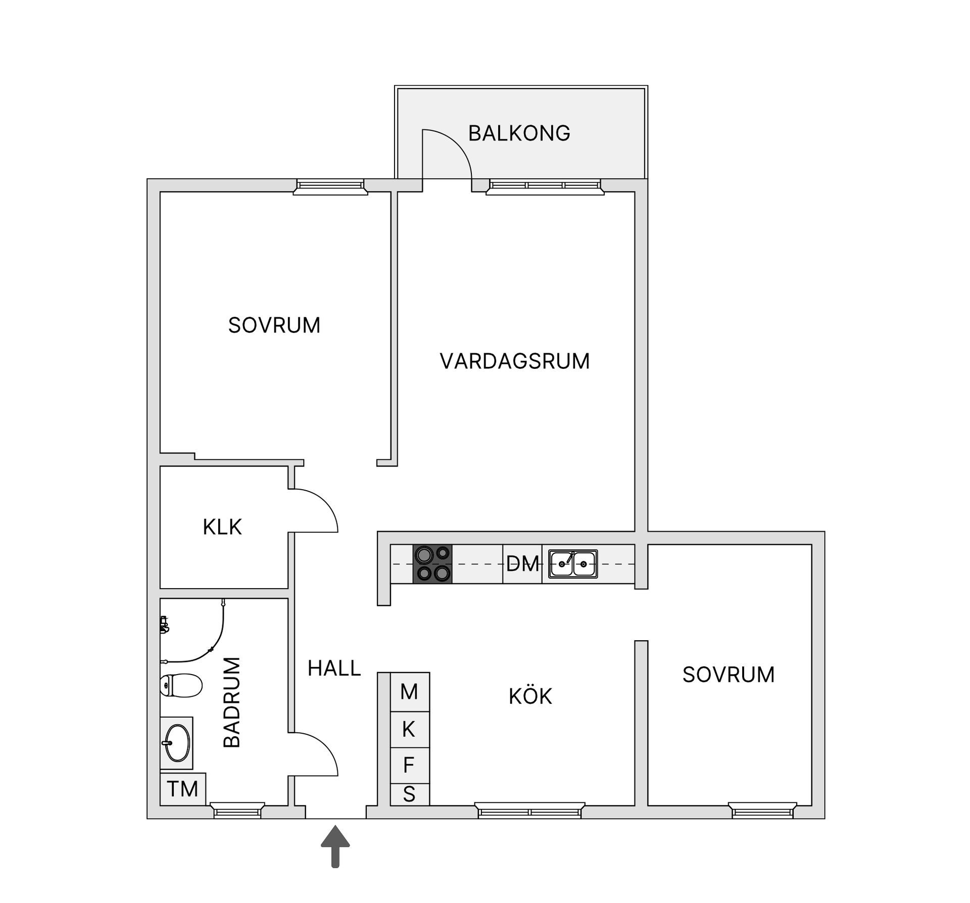 Bostadsrätt, Nunnegårdsgatan 30, Munkegärde, Kungälv