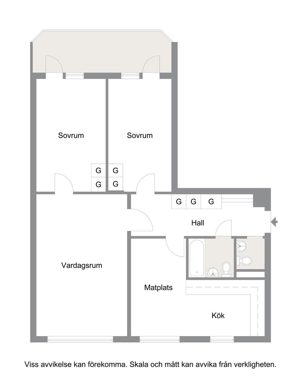 Bostadsrätt, Balladgatan 35, Almvik, Malmö