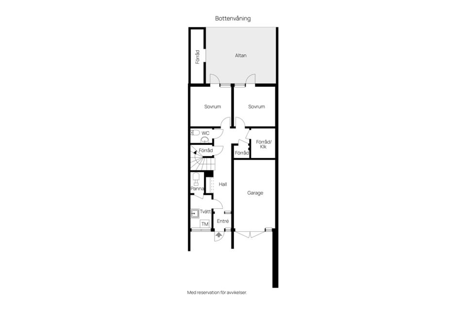 Radhus, Långängsvägen 33, Centralt, Oskarshamn