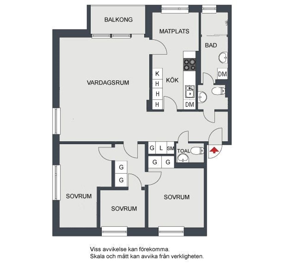 Bostadsrätt, Granitvägen 17A, 2 tr, Tyresö Centrum, Tyresö