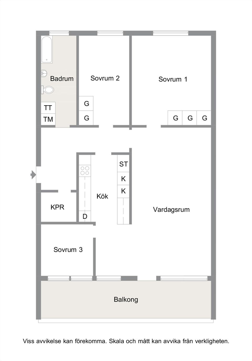 Bostadsrätt, Vougts väg 9, Rosengård/Apelgården, Malmö