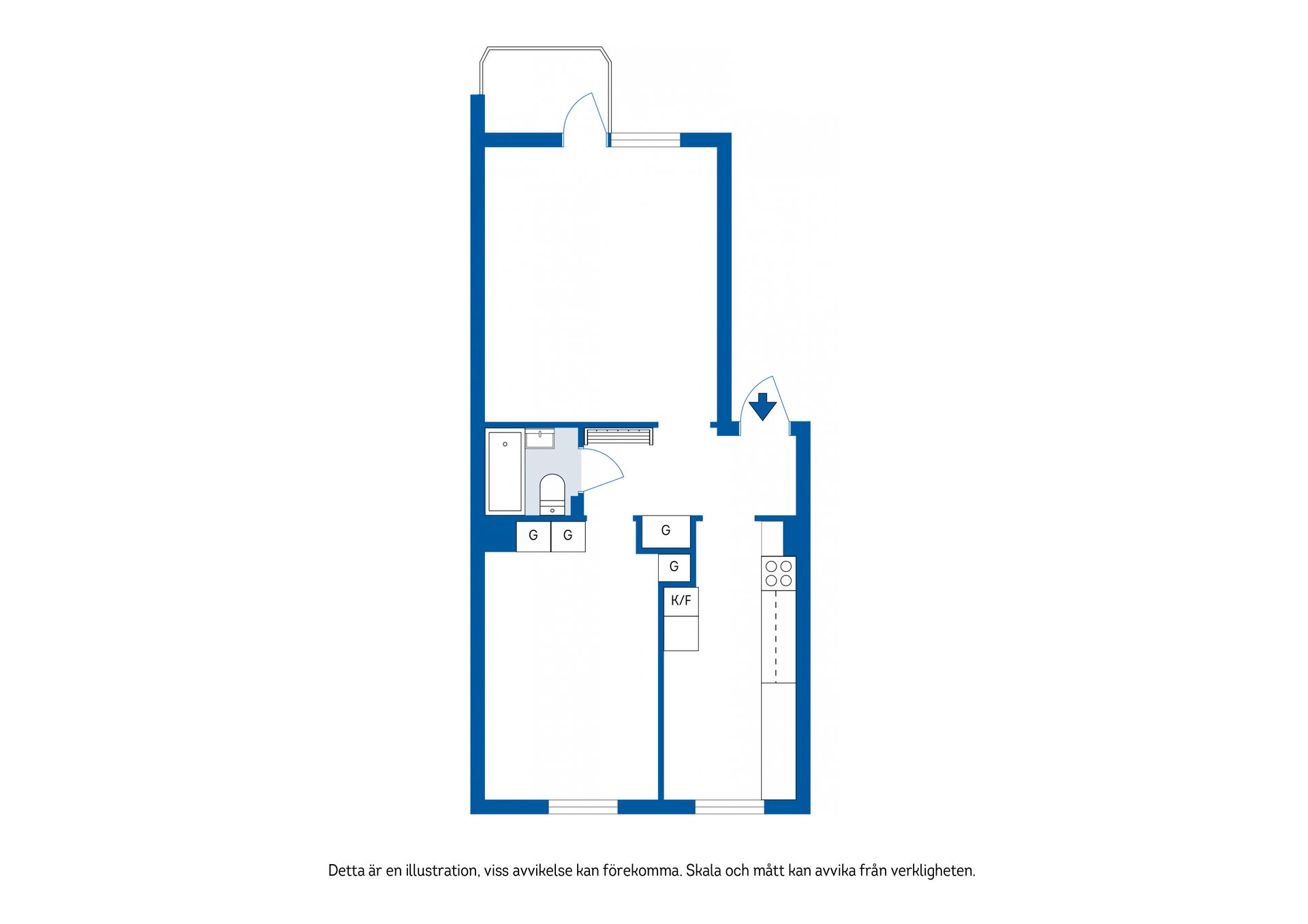 Bostadsrätt, Björneborgsgatan 20A, Östermalm, Sundsvall