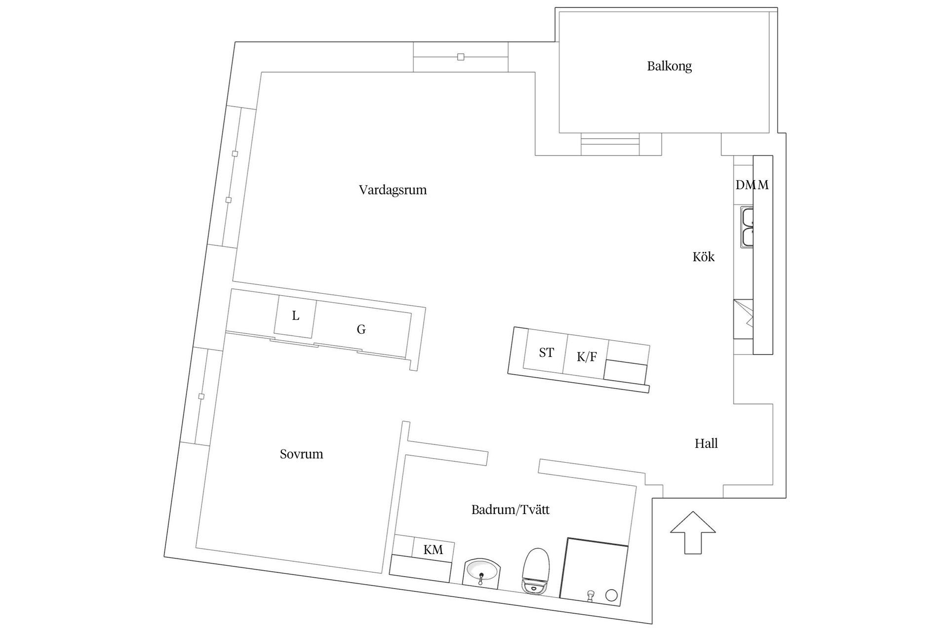 Bostadsrätt, Friggs gränd 16, Hyllie, Malmö