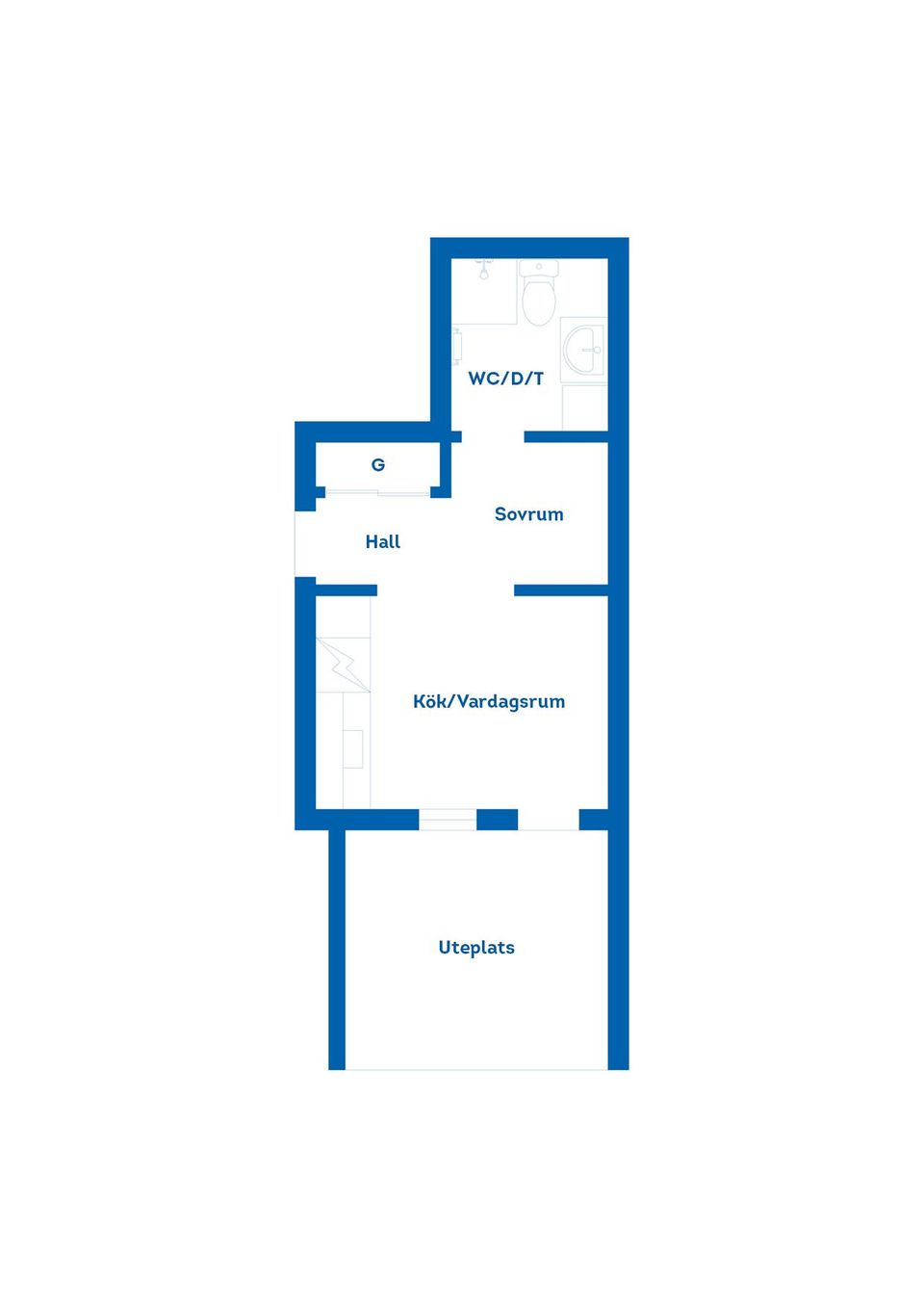 Bostadsrätt, Rosengatan 1B, Centralt, Linköping