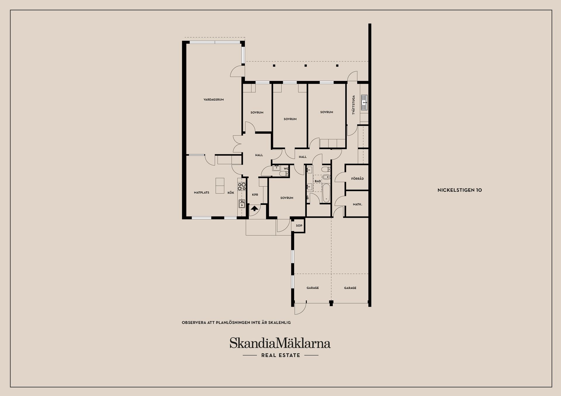 Radhus, Nickelstigen 10, Duvkullen, Linköping